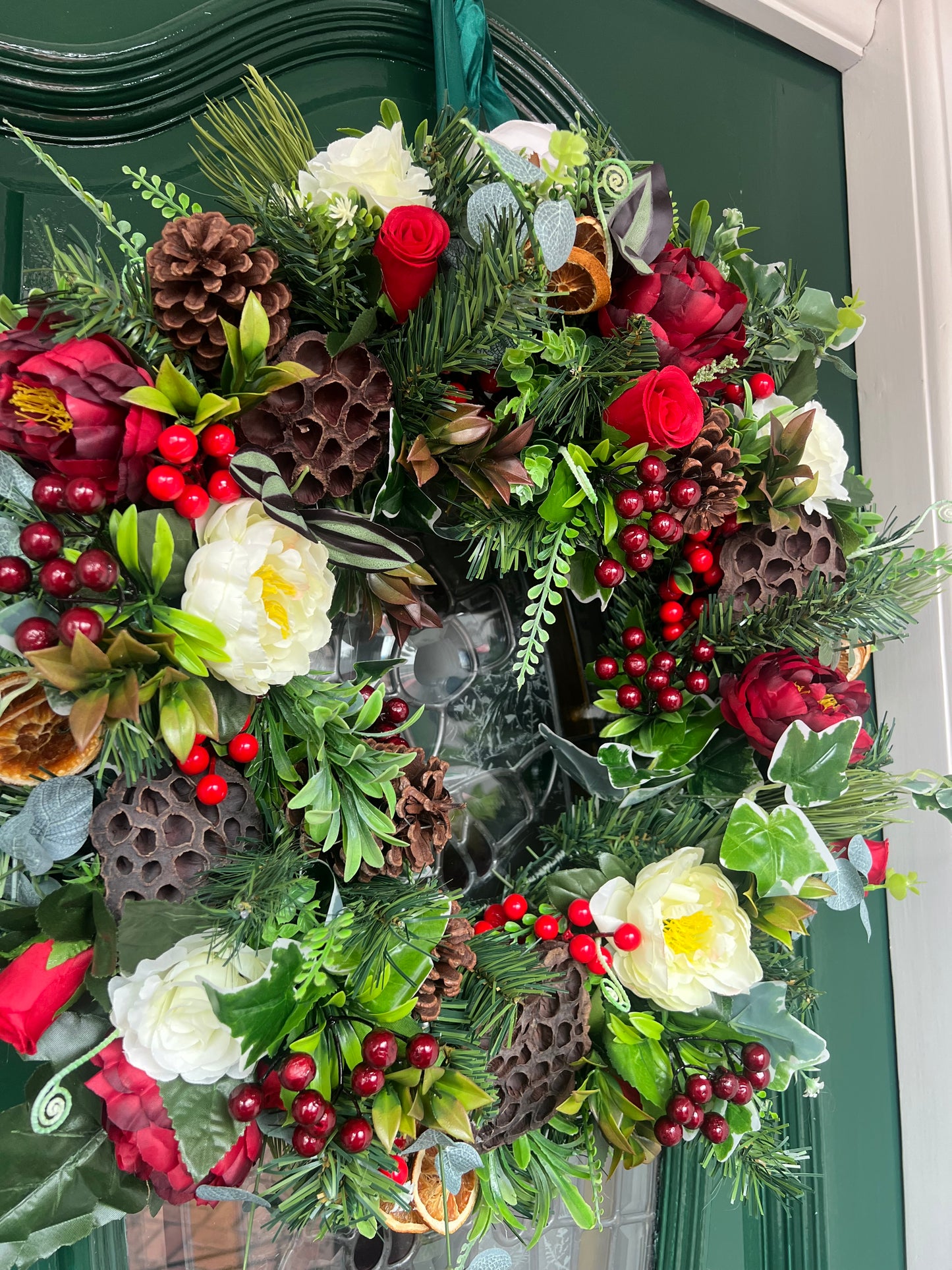 Jolly Christmas Door Wreath