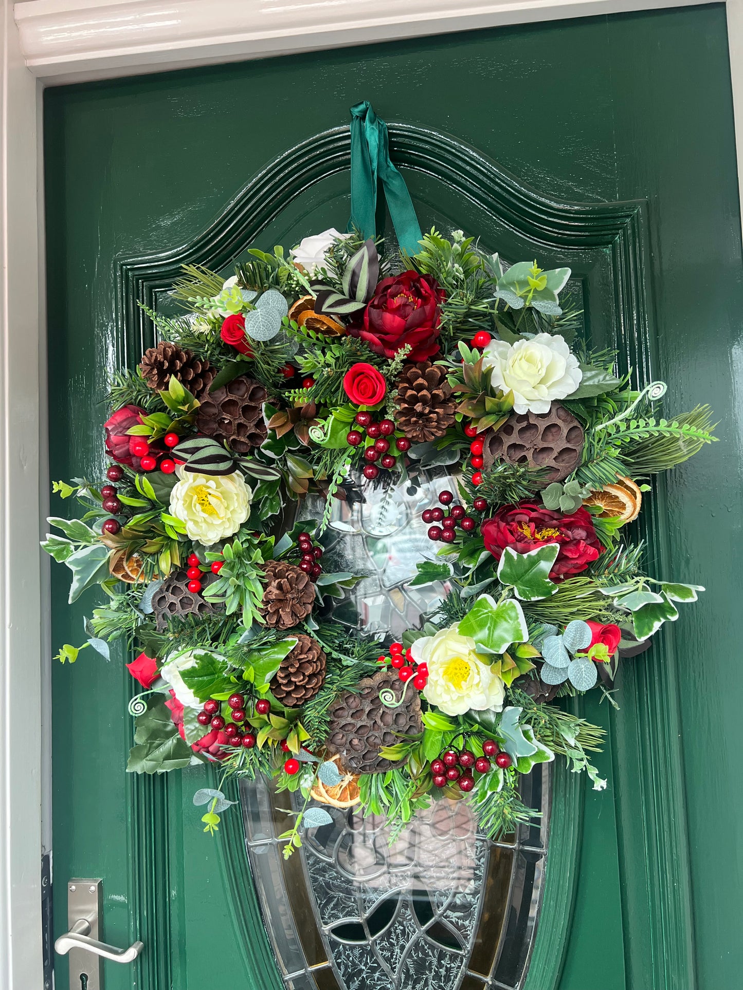 Jolly Christmas Door Wreath